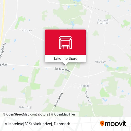 Vilsbækvej V Stoltelundvej map