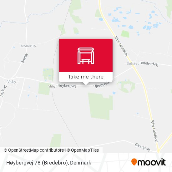Høybergvej 78 (Bredebro) map