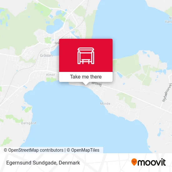Egernsund Sundgade map