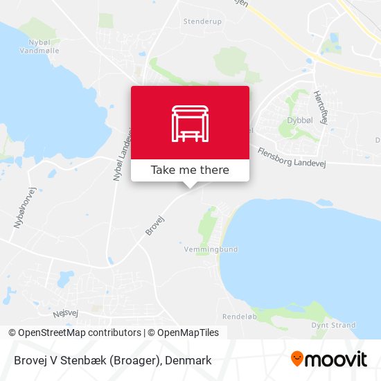 Brovej V Stenbæk (Broager) map