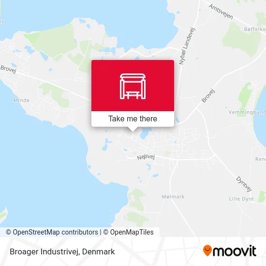 Broager Industrivej map