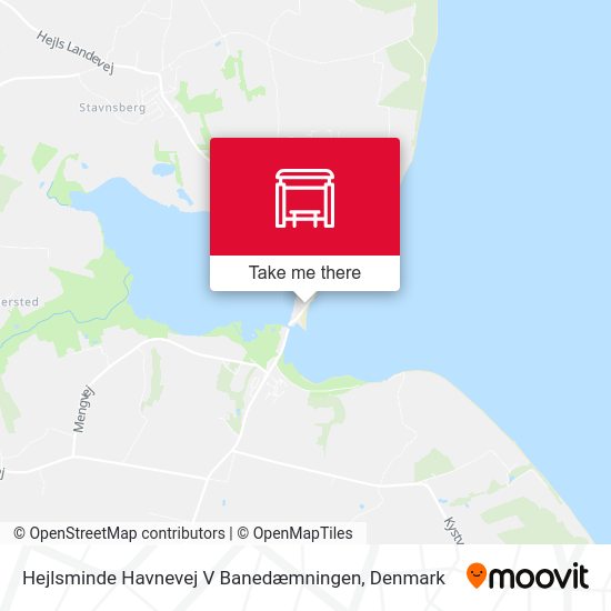 Hejlsminde Havnevej V Banedæmningen map