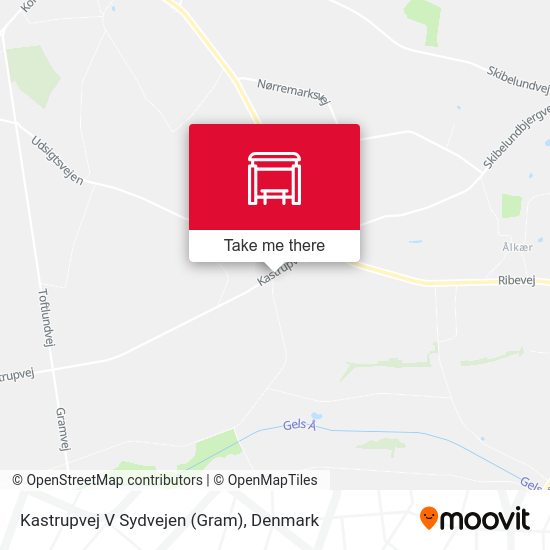Kastrupvej V Sydvejen (Gram) map
