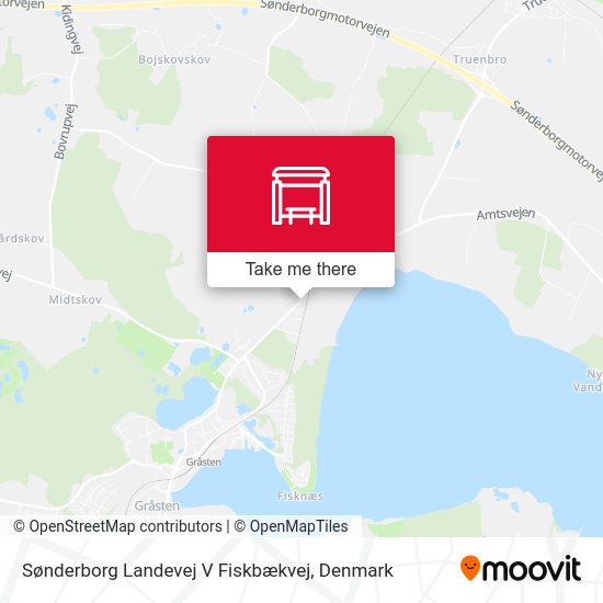 Sønderborg Landevej V Fiskbækvej map