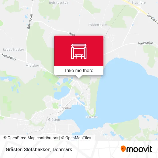 Gråsten Slotsbakken map