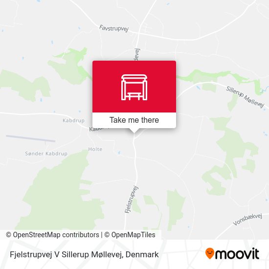 Fjelstrupvej V Sillerup Møllevej map