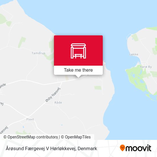 Årøsund Færgevej V Hørløkkevej map