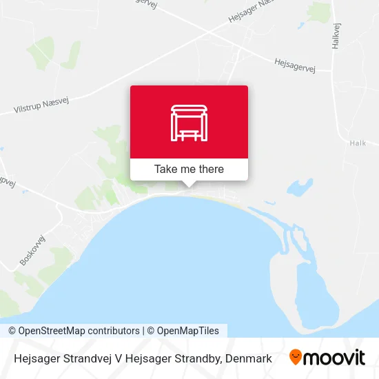Hejsager Strandvej V Hejsager Strandby map