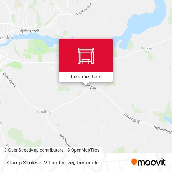 Starup Skolevej V Lundingvej map