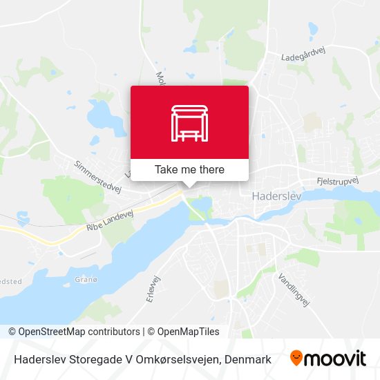 Haderslev Storegade V Omkørselsvejen map