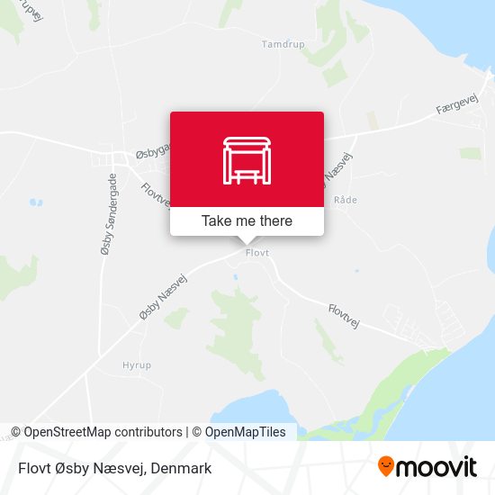 Flovt Øsby Næsvej map