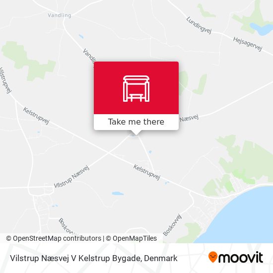 Vilstrup Næsvej V Kelstrup Bygade map