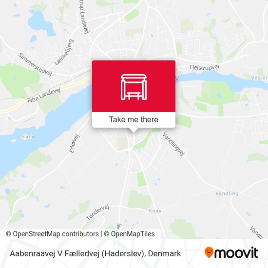 Aabenraavej V Fælledvej (Haderslev) map
