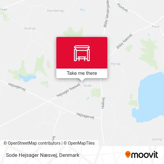 Sode Hejsager Næsvej map