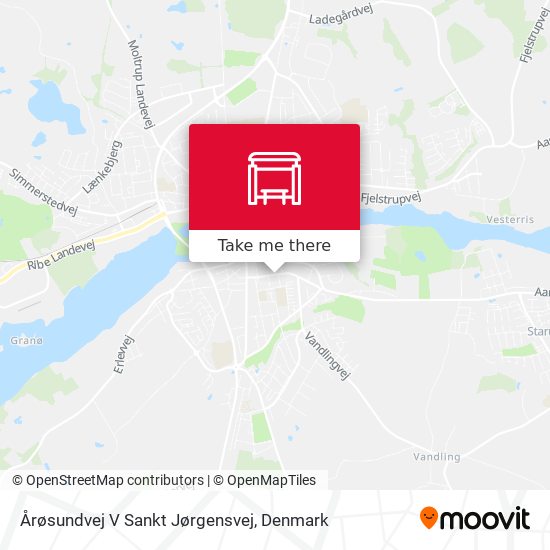 Årøsundvej V Sankt Jørgensvej map