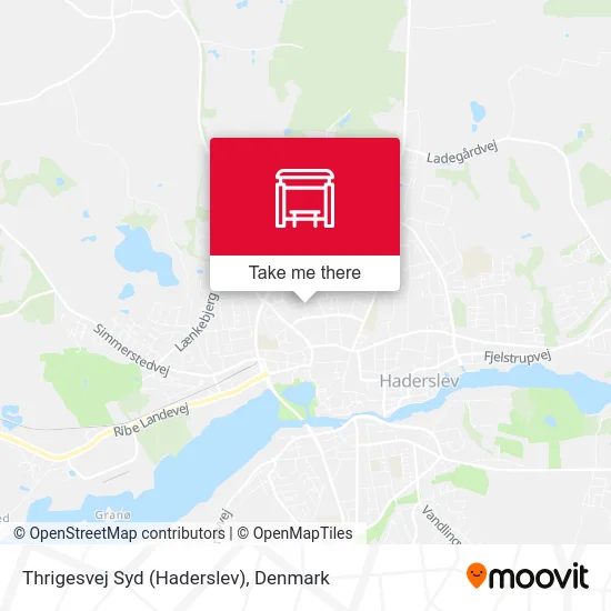 Thrigesvej Syd (Haderslev) map