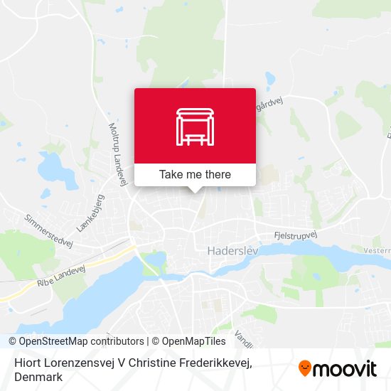 Hiort Lorenzensvej V Christine Frederikkevej map