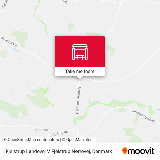Fjelstrup Landevej V Fjelstrup Nørrevej map