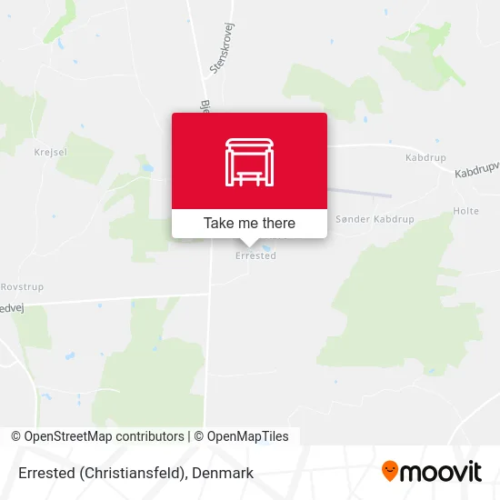 Errested (Christiansfeld) map