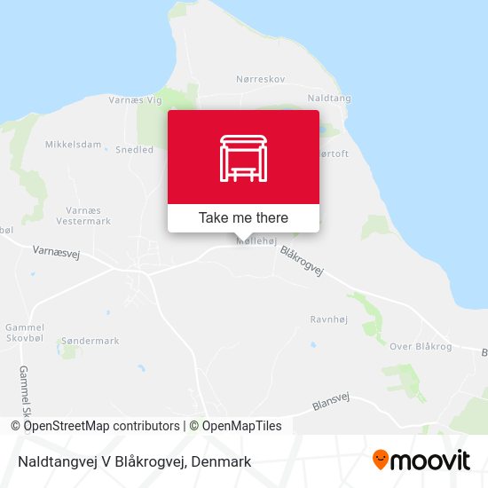 Naldtangvej V Blåkrogvej map