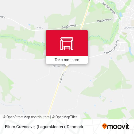 Ellum Grænsevej (Løgumkloster) map