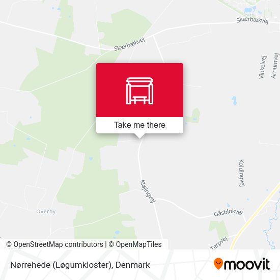 Nørrehede (Løgumkloster) map