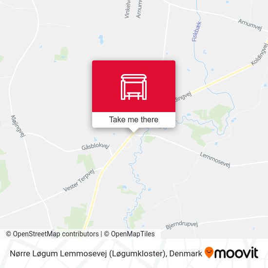 Nørre Løgum Lemmosevej (Løgumkloster) map