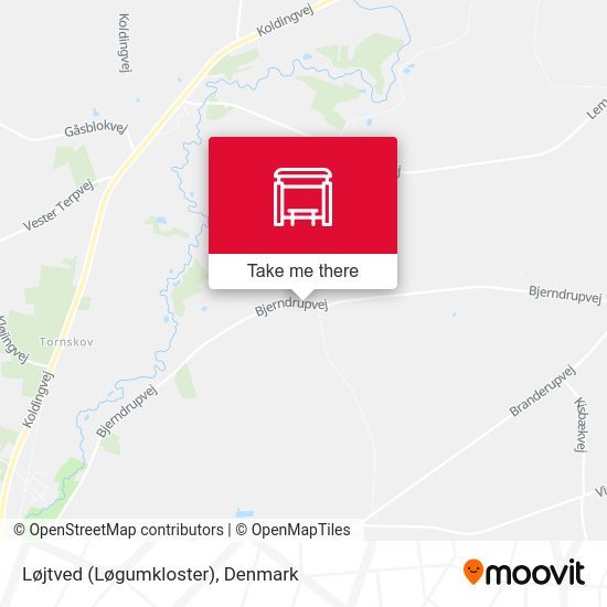 Løjtved (Løgumkloster) map