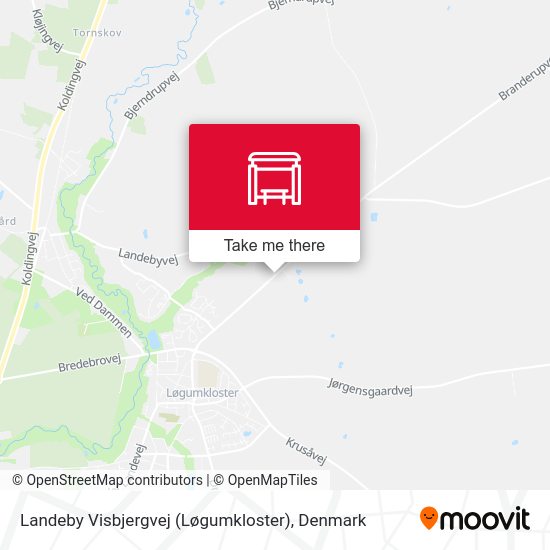 Landeby Visbjergvej (Løgumkloster) map