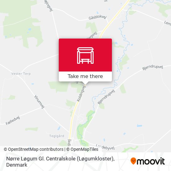 Nørre Løgum Gl. Centralskole (Løgumkloster) map