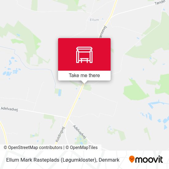 Ellum Mark Rasteplads (Løgumkloster) map