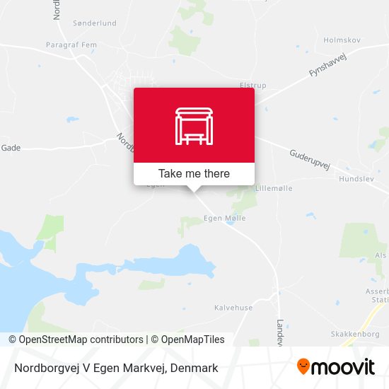 Nordborgvej V Egen Markvej map