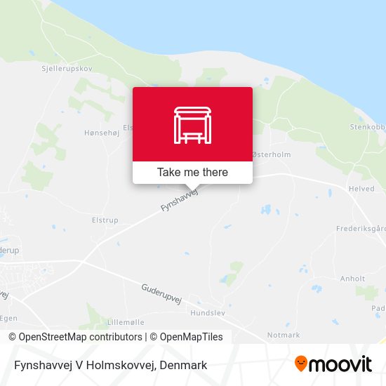 Fynshavvej V Holmskovvej map