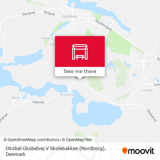 Oksbøl Oksbølvej V Skolebakken (Nordborg) map