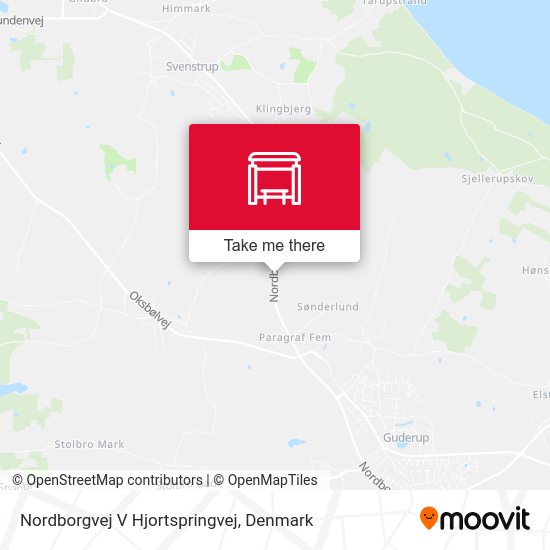 Nordborgvej V Hjortspringvej map