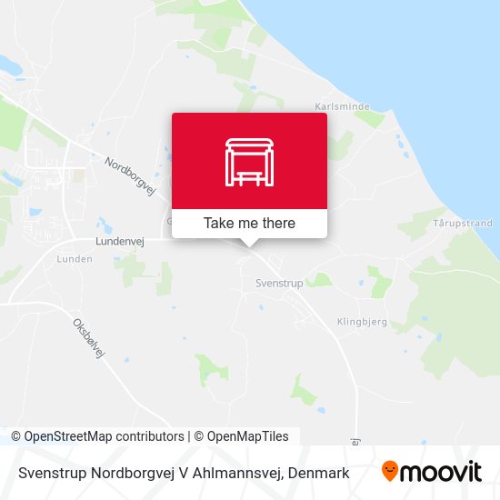Svenstrup Nordborgvej V Ahlmannsvej map
