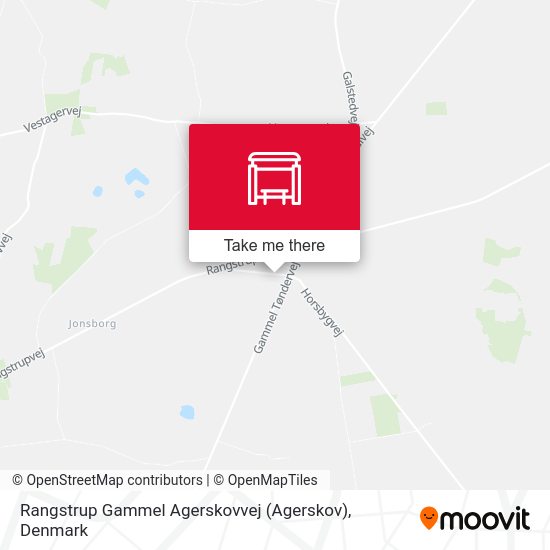 Rangstrup Gammel Agerskovvej map