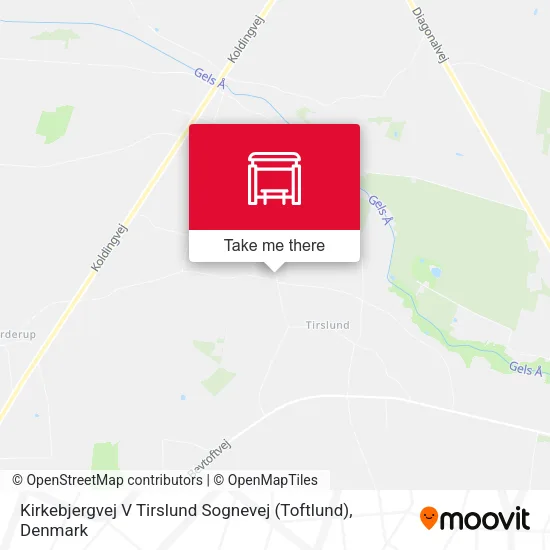 Kirkebjergvej V Tirslund Sognevej (Toftlund) map