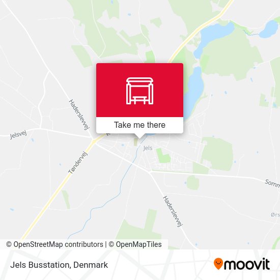 Jels Busstation map