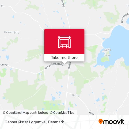 Genner Øster Løgumvej map