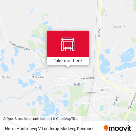 Nørre Hostrupvej V Lunderup Markvej map