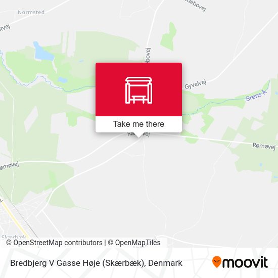 Bredbjerg V Gasse Høje (Skærbæk) map