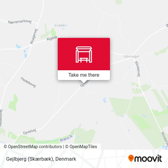 Gejlbjerg (Skærbæk) map