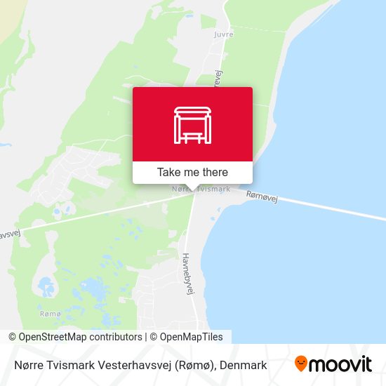 Nørre Tvismark Vesterhavsvej (Rømø) map