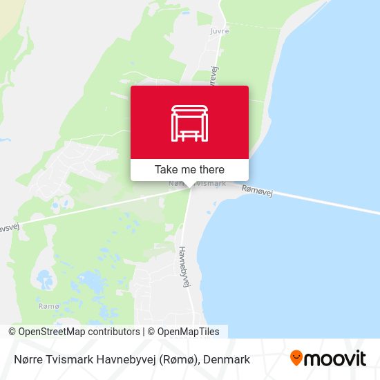 Nørre Tvismark Havnebyvej (Rømø) map