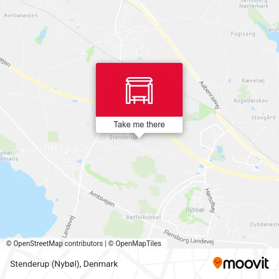 Stenderup (Nybøl) map