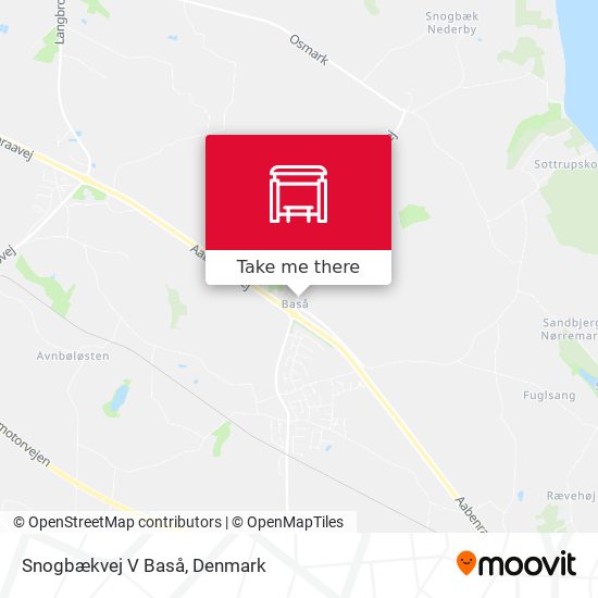 Snogbækvej V Baså map