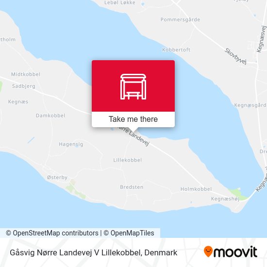 Gåsvig Nørre Landevej V Lillekobbel map