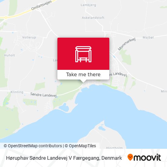 Høruphav Søndre Landevej V Færgegang map