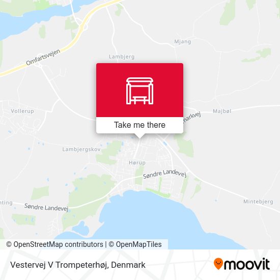 Vestervej V Trompeterhøj map
